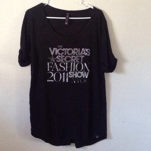 Victoria's Secret Black Supermodel shirt top